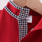 Premium Maroon Alabama embroidery ruffle top
