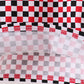 Checkered Georgia half zipper pullover top