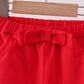 Premium Red bow shorts