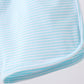 Premium Mint&white stripe bow shorts