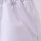 Premium White drawstring shorts
