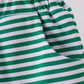Premium Green&white stripe shorts