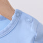 Blue ghost pumpkin embroidery romper