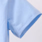 Blue ghost pumpkin embroidery top