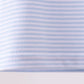 Blue stripe Smirk face applique top