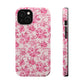 Pink Floral Magnetic Impact-Resistant Phone Case