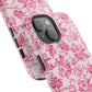 Pink Floral Magnetic Impact-Resistant Phone Case