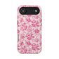 Pink Floral Magnetic Impact-Resistant Phone Case