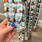 Blue Mallard Duck Embroidery Dress - READY TO SHIP/PICKUP!