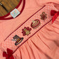 Pink Turkey Smocked Pant Set - READY TO SHIP/PICKUP