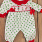 Green Dot Grinch Girl's Bubble - READY TO SHIP/PICKUP