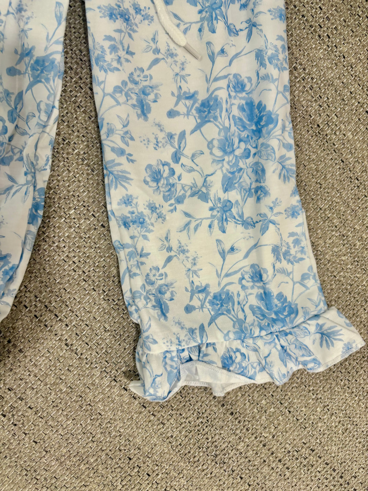 Blue Girls Floral Sweatsuit- READY TO SHIP/PICKUP!