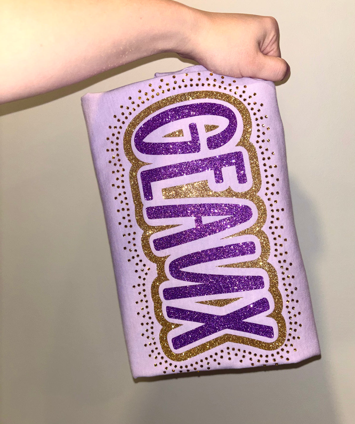 GEAUX Glitter Rhinestone T-Shirt *ETA Early November*