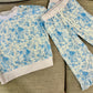 Blue Girls Floral Sweatsuit- READY TO SHIP/PICKUP!
