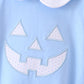Blue Jack-O-Lantern applique bubble set