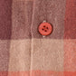 Rust Plaid Button Down Shirt
