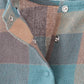 Teal Plaid Ruffle Bubble