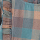 Teal Plaid Ruffle Dress