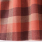 Rust Plaid Ruffle Dress