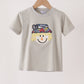 Gray Scarecrow Embroidery Top