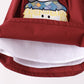 Maroon Scarecrow Embroidery Bloomer Set