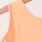 Coral Scalloped Dress