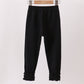 Black icing ruffle pants