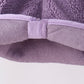 Purple fleece zipper jacket