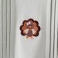 Sage turkey embroidery ruffle pants set