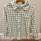 Boys Green Plaid Button Up - READY TO SHIP/PICKUP!