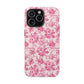 Pink Floral Magnetic Impact-Resistant Phone Case
