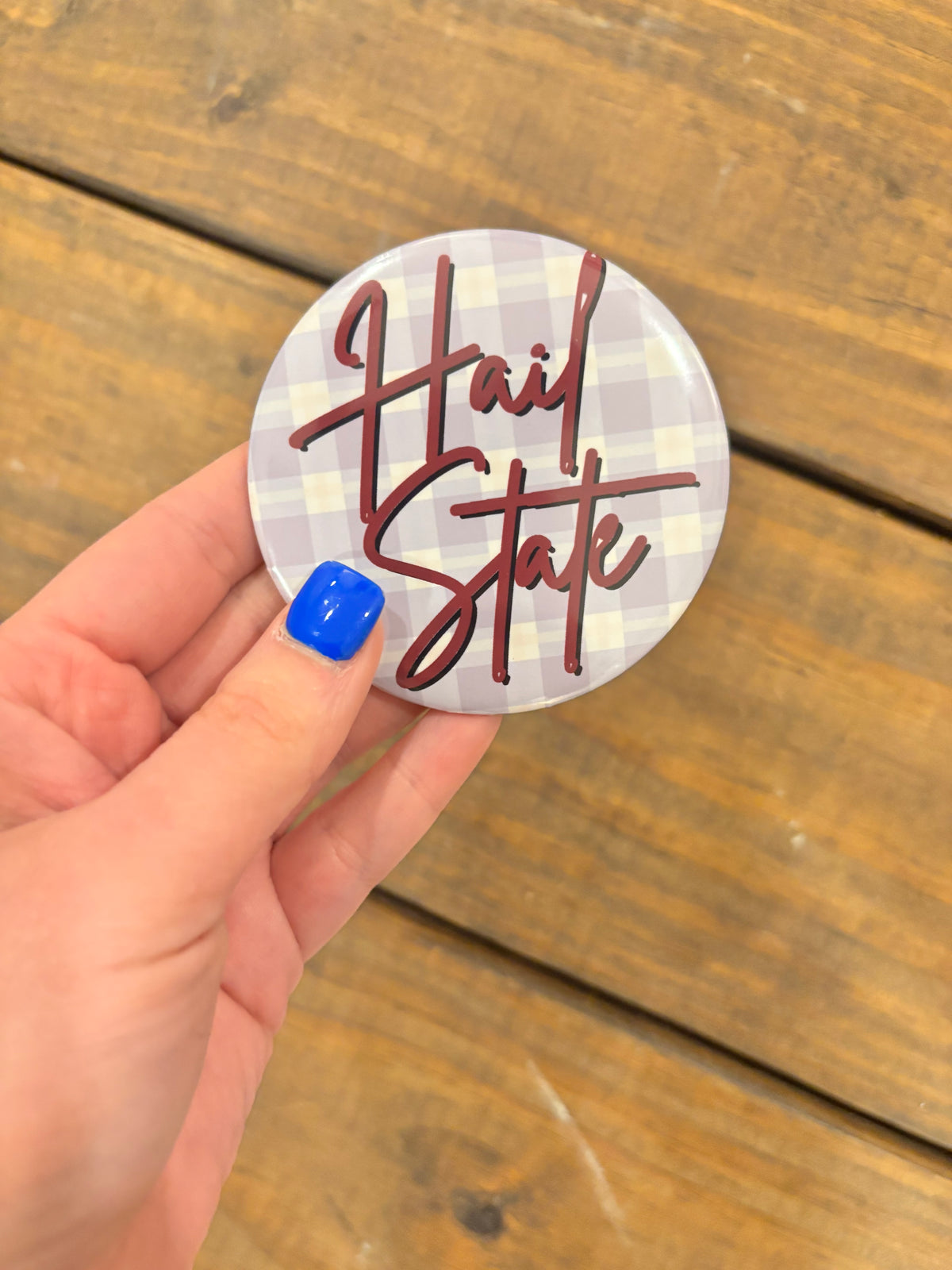 3” Game Day Button - MSU Options