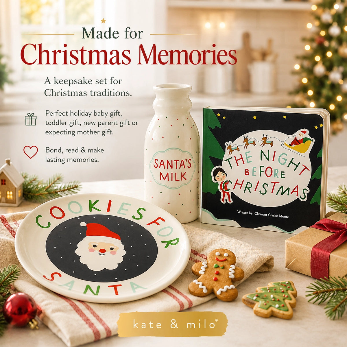 Cookies for Santa Set | READY TO SHIP/PICKUP
