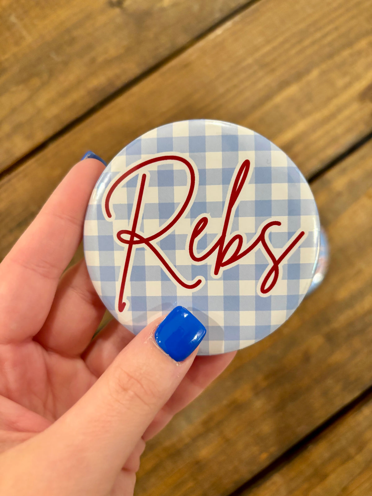 3” Game Day Button - Ole Miss Options