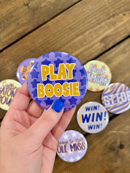3” Game Day Button - LSU Options