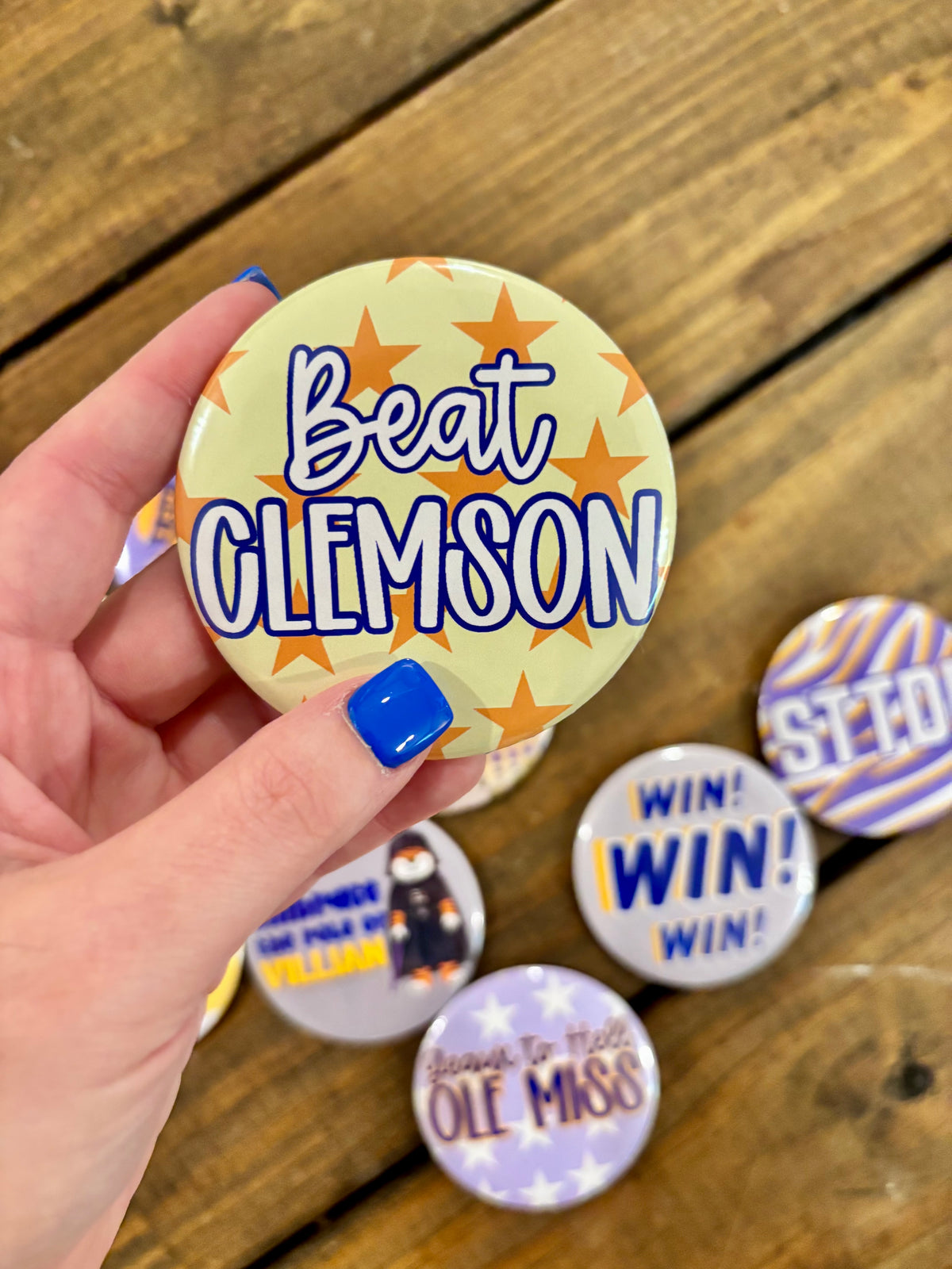 3” Game Day Button - LSU Options
