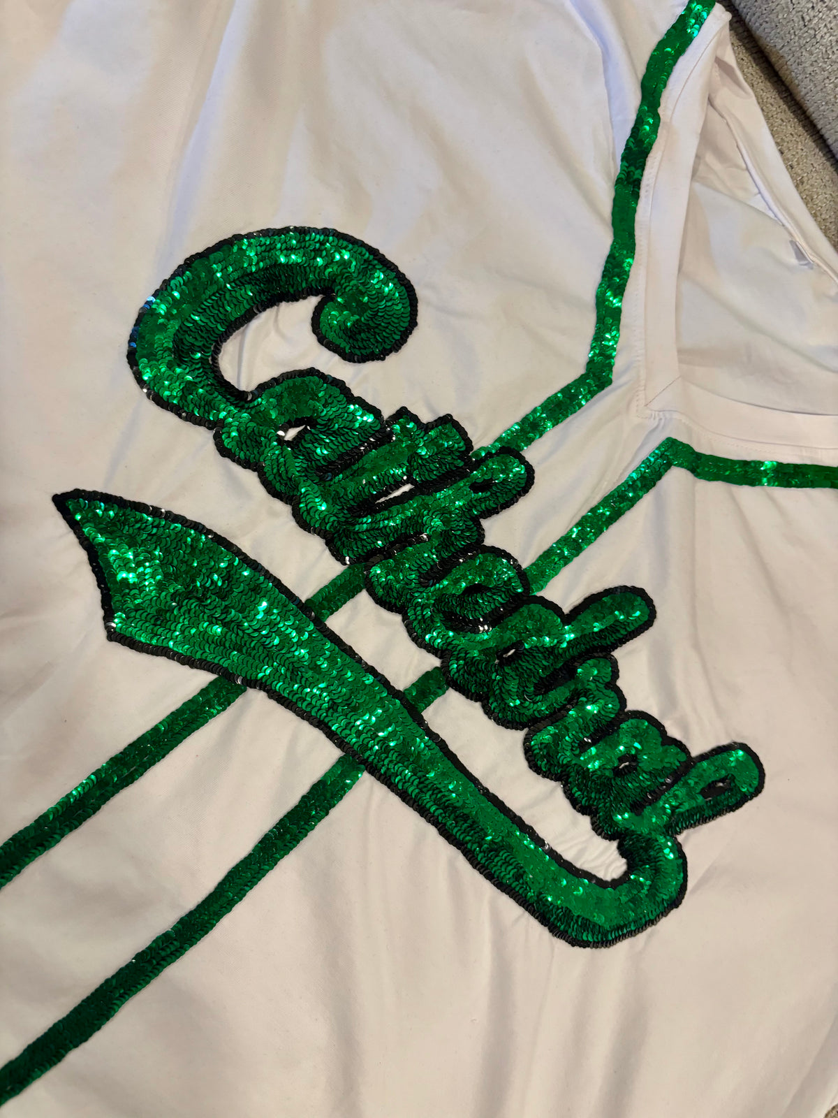 Cathedral Sequin Baseball Shirt *PRE-ORDER* READ DESCRIPTION