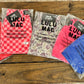 Lulu Mac | Youth Pink Checkered Shorts| READY TO SHIP/PICKUP