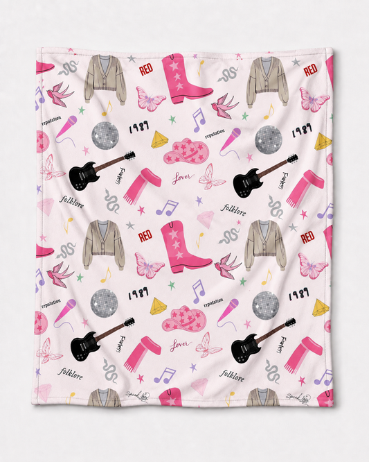 Popstar Era Fleece Throw Blanket - READY TO SHIP/PICKUP