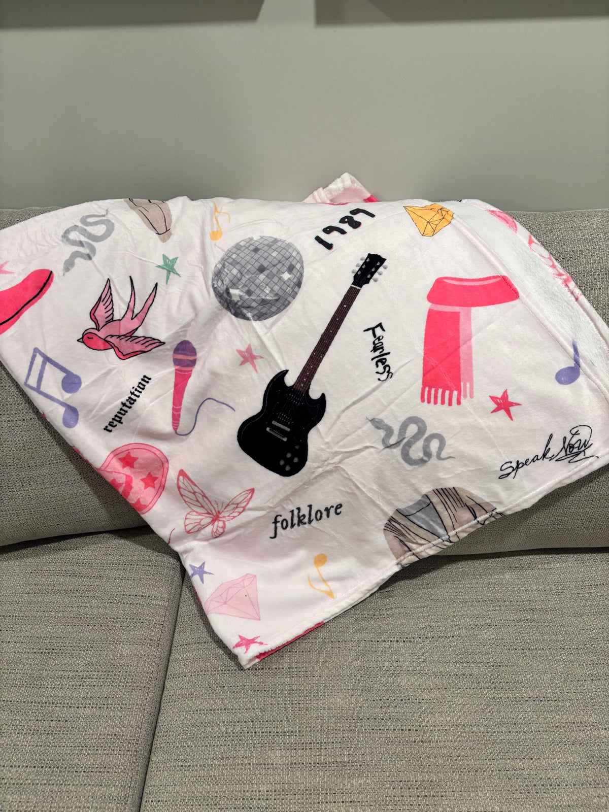 Popstar Era Fleece Throw Blanket - READY TO SHIP/PICKUP