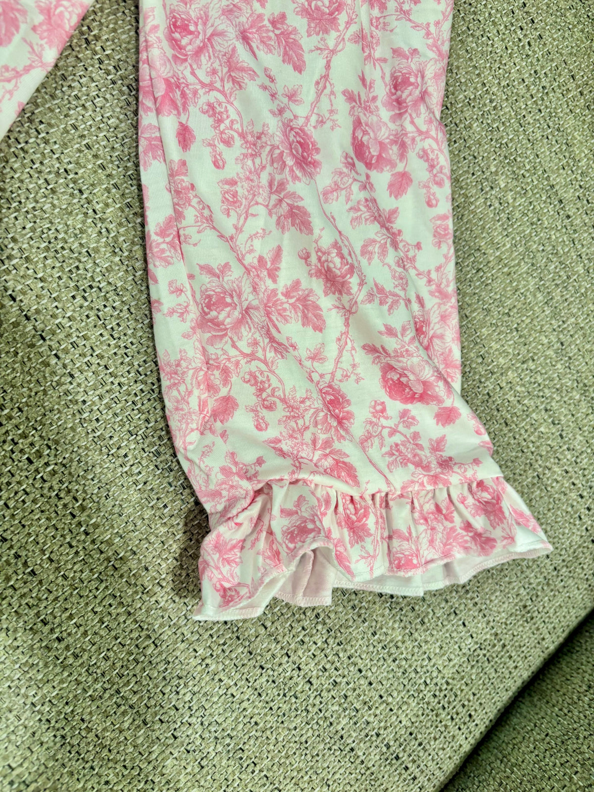 Pink Girls Floral Sweatsuit - READY TO SHIP/PICKUP!