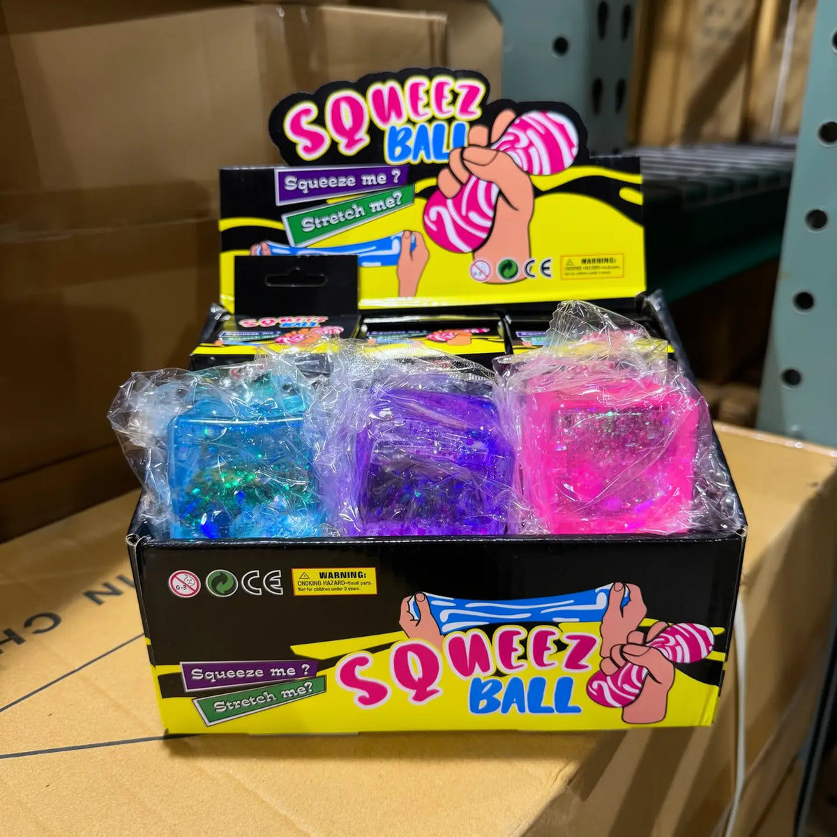 Glitter Squeeze Cube Squishy | ETA Mid November