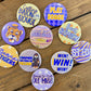 3” Game Day Button - LSU Options