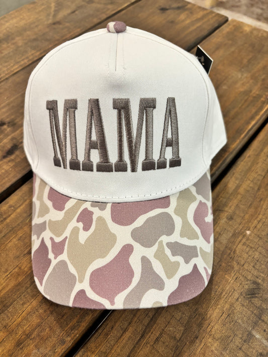 Lulu Mac | MAMA Camo Hat| READY TO SHIP/PICKUP