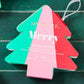 Eucalyptus Spongelle Merry Christmas Buffer | READY TO SHIP/PICKUP