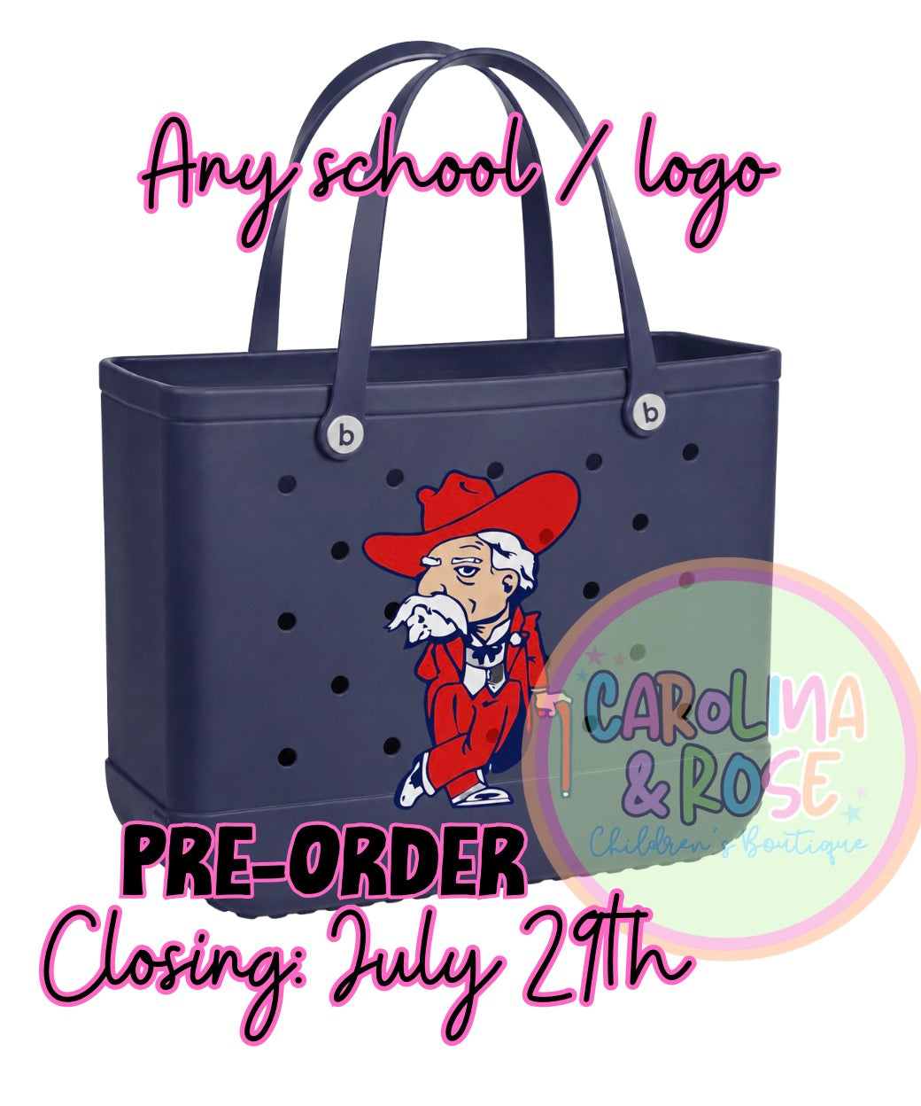School Spirit Rubber Bag *PRE-ORDER*