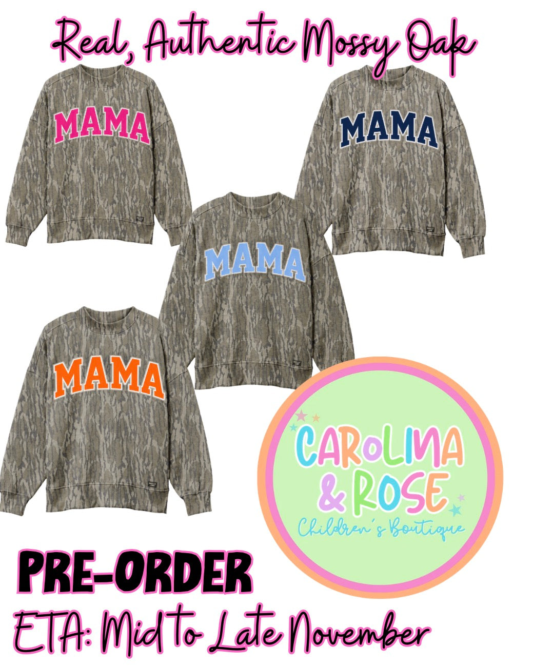 Mossy Oak Mama Sweatshirts *PRE-ORDER*