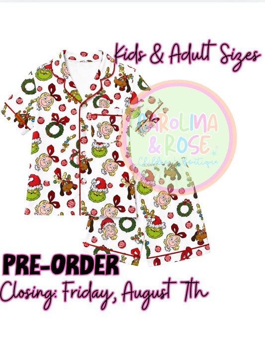 Whoville Bamboo Pajamas *PRE-ORDER*