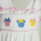 White character ruffle bubble