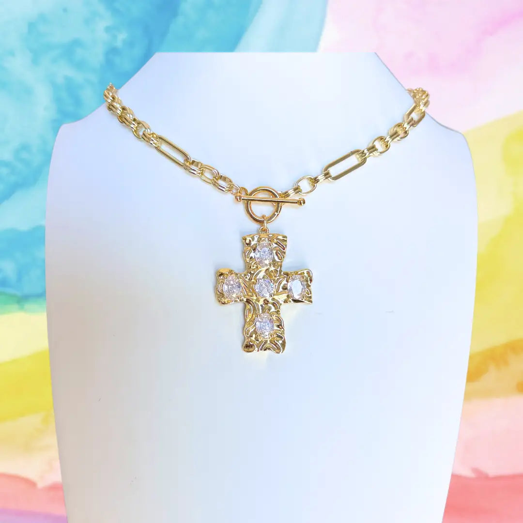 Parker Cross Necklace | Taylor Shaye Designs | READY TO SHIP/PICKUP